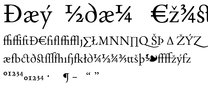 Day Roman - Expert font